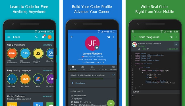 SoloLearn: Learn To Code For Free App – Mobile And Tablet Apps Online ...