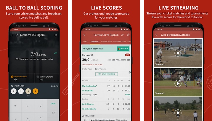 cricket scoring app free